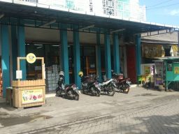 Lokasi pencurian di parkiran minimarket Perum Pesona Candi. (Foto: Moch. Rois/jatimnow.com)