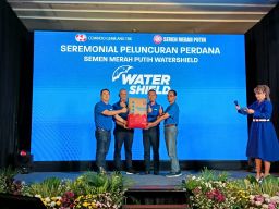 Launching Semen Merah Putih Watershield di Surabaya (Foto-foto: Zain Ahmad/jatimnow.com)