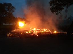 Rumah Singgah Perhutani di Bojonegoro Ludes Terbakar