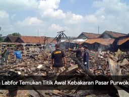 Video: Tim Labfor Temukan Titik Awal Kebakaran Pasar Purwokerto Kediri