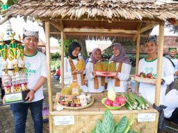 Startup pertanian Durian Garden dari Desa Bayu, Kecamatan Songgon berhasil menjuarai kompetisi Jagoan Tani Banyuwangi 2022. (Foto: Humas Pemkab Banyuwangi/jatimnow.com)