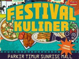Banner Festival Kuliner Legendaris yang akan digelar Pemkot Mojokerto. (Foto: Diskominfo Kota Mojokerto for jatimnow.com)