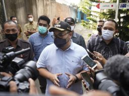 Mas Dhito saat memberikan keterangan pers (Foto: Humas Pemkab Kediri/jatimnow.com)