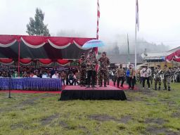 Menag Yaqut saat membuka Jambore Pemuda Lintas Agama dan Rakornas Banser di Pasuruan (Foto-foto: Moch Rois/jatimnow.com)