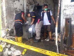 Kebakaran SPBU Mini Sidoarjo, Korban Sempat Sembunyi di Kamar Mandi