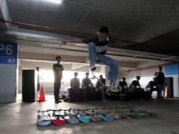 lomba skateboard.(Foto: Sahlul Fahmi)