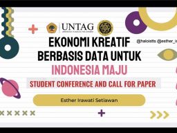 Tiga Prodi di Untag Surabaya Gelar Student Conference and Call For Paper 2022