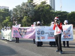 Kampanye Stop Kekerasan Anak, Pelajar di Surabaya Turun ke Jalan