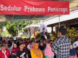 Ratusan Warga di Ponorogo Dukung Prabowo Maju Pilpres 2024