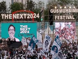 Ribuan Relawan Padati GOR Sidoarjo Dukung Muhaimin Iskandar Maju Pemilu 2024