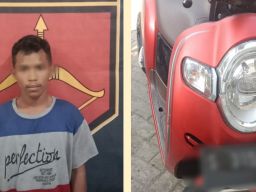 Anak Durhaka Curi Motor Ibunya, Residivis Surabaya Ditangkap di Warkop Mojokerto