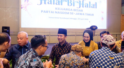 Halal Bihalal NasDem Jatim, Lita Machfud Singgung Upaya Jemput Kejayaan Halal Bihalal NasDem Jatim, Lita Machfud Singgung Upaya Jemput Kejayaan