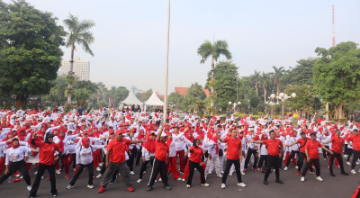 Kolaborasi dengan Pemkot Surabaya, Bank Jatim Sukses Gelar Senam Lansia Kolaborasi dengan Pemkot Surabaya, Bank Jatim Sukses Gelar Senam Lansia