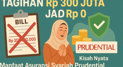 Gak Nyangka! Tagihan Rp 300 Juta Jadi GRATIS Berkat Asuransi Syariah Prudential Gak Nyangka! Tagihan Rp 300 Juta Jadi GRATIS Berkat Asuransi Syariah Prudential