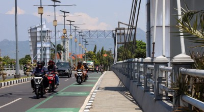 Perbaikan Pilar Jembatan Brawijaya Kediri Dimulai, Desain Baru Lebih Ikonik