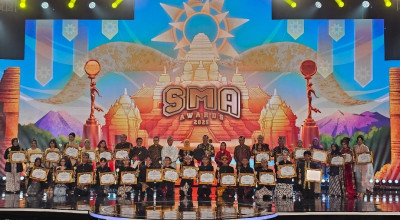 SMA Awards 2025 di Dyandra Surabaya (foto: Ni'am/jatimnow.com)