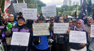 URC Bergerak, Inilah 4 Tuntutan yang Dibawa Ojol ke Istana