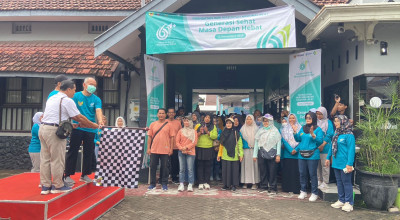Peringati HKN ke-61, Dinkes Kota Kediri Gelar Jalan Sehat Sebagai Puncak Acara