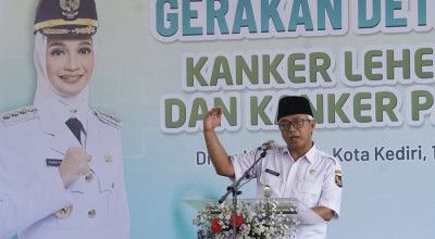 Gus Qowim Ajak Wanita Kediri Deteksi Dini Kanker Rahim dan Payudara