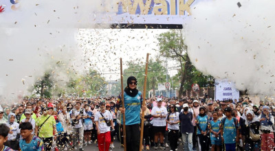Karang Taruna Surabaya Gelar Fun Walk, Pererat Kebersamaan Warga