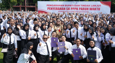 Bupati Kediri Prioritaskan Pengangkatan 3000 PPPK Paruh Waktu di Tengah Efisiensi