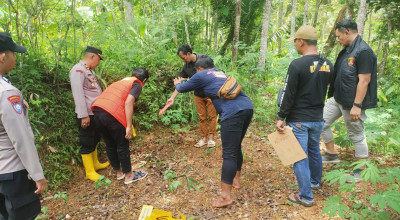 Satreskrim Polres Trenggalek Bongkar Makam Bayi, Ini Penyebabnya