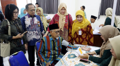 KSP Tinjau CKG di Ponpes Gresik, Skrining Kesehatan Santri Diperkuat