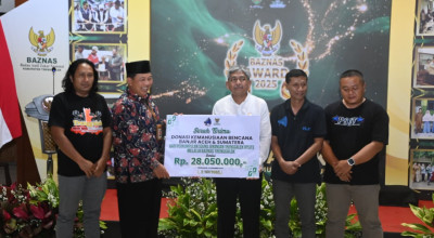 Sekda Trenggalek Serahkan Donasi PSJT untuk Korban Banjir Sumatra dan Aceh