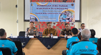 Persiapan Parkir Berlangganan, Dishub Tulungagung Bina Jukir