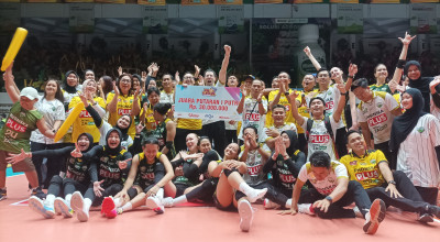 Tak Terkalahkan, Gresik Phonska Plus Juara Putaran Pertama Proliga 2026