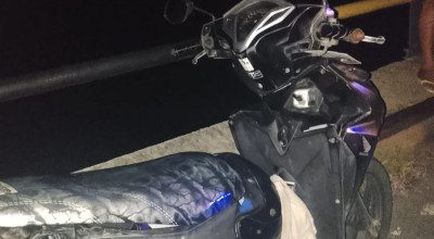 Heboh Motor Tak Bertuan di Atas Jembatan Bengawan Solo Lamongan