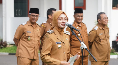 Pimpin Apel Pagi, Mbak Vinanda Tekankan Pelestarian Lingkungan dan Literasi