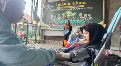 Donor Darah di Rambipuji Jember, Warga Dapat Bonus Soto Lamongan dari Pak Haji