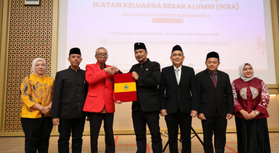 Ketua IKBA Untag Surabaya Dilantik, Alumni Siap Digerakkan untuk Kampus