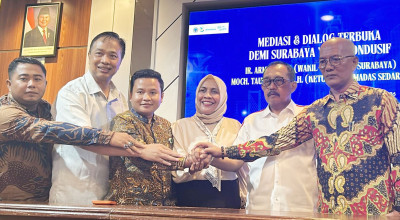 Drama Ormas Madas-Armuji Berakhir Damai di Meja Rektor Unitomo