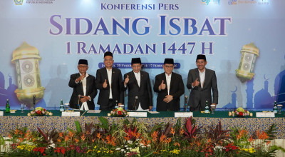 Pemerintah Tetapkan 1 Ramadan 1447 H Jatuh pada 19 Februari 2026