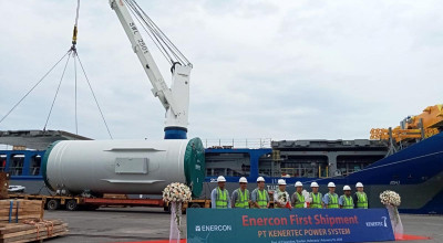 Ciwandan Jadi Pintu Keluar Menara Turbin Angin Lokal ke Kanada