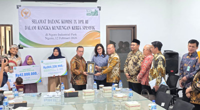 BPJS Ketenagakerjaan Cairkan Santunan Ratusan Juta di Mojokerto