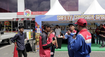 Genjot Aspek HSSE, Pertamina Jatimbalinus Edukasi Safety Konsumen di Surabaya