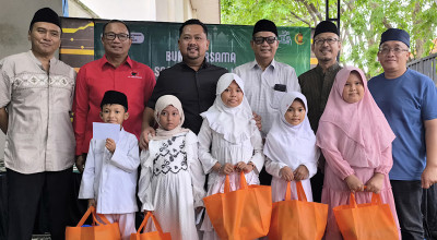 PWI Gresik Gelar Santunan Anak Yatim di Ramadan 2026 Bersama Bupati dan Baznas