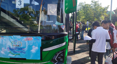 Ratusan Warga Malang Mudik Gratis Bareng PJT 1, Tujuan Jakarta dan Bandung Terbanyak