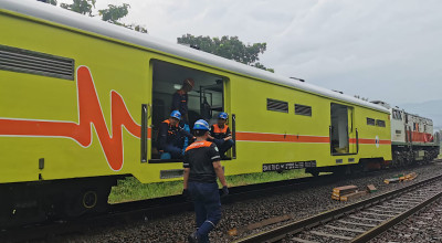 KA Bangunkarta Anjlok di Bumiayu, 7 Perjalanan Lewat Daop 7 Madiun Terganggu