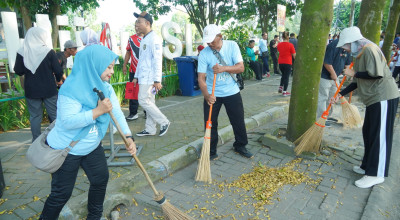 Korvei di Taman Hijau SLG, Komitmen Pemkab Kediri Jaga Kebersihan Ruang Publik