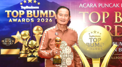 Optimalisasi BUMD di Lamongan Berbuah Penghargaan, Bupati Yes Raih Top Pembina