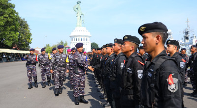 Koarmada II Gelar Apel Latopslagab 2026, TNI AL Tekankan Kesiapan Tempur