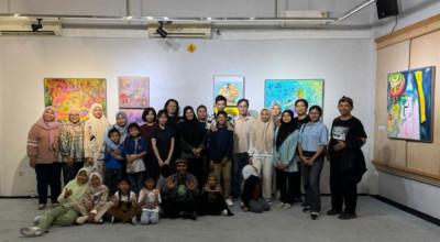 Sanggar DAUN Gelar Pameran HUT ke-22 di Galeri Prabangkara Surabaya