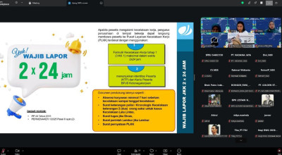 BPJS Ketenagakerjaan Sosialisasi Kecelakaan Kerja dan MLT