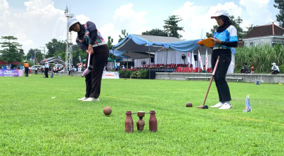 Ratusan Atlet Woodball Jawa Timur Ikuti Kejurprov di Tulungagung