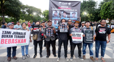 AJI dan PFI Surabaya Kecam Pembajakan Kapal Global Sumud oleh Israel