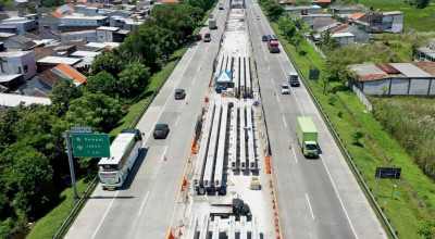 Progres Pelebaran Tol Surabaya-Gempol Segmen Kejapanan Tembus 81 Persen